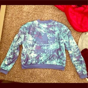 Adidas Cropped Tie-Dye Jacket